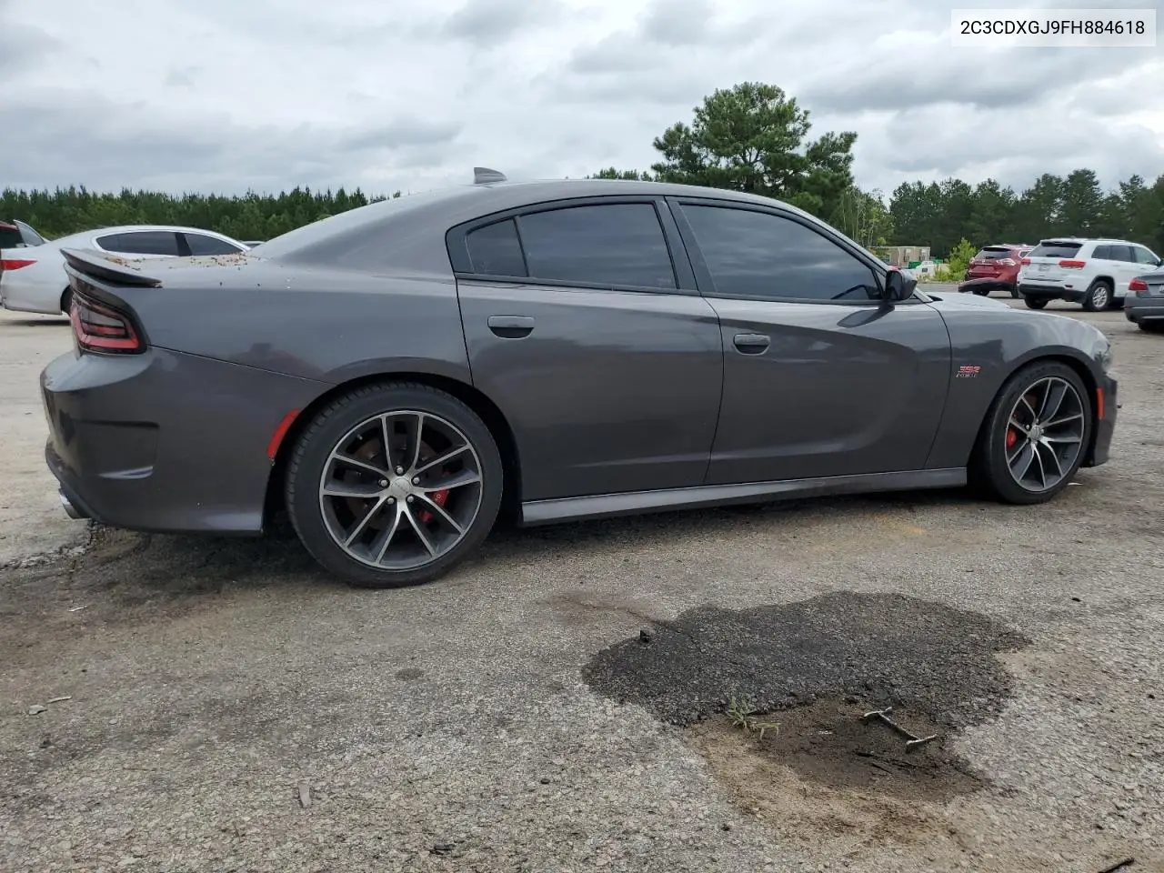 2015 Dodge Charger R/T Scat Pack VIN: 2C3CDXGJ9FH884618 Lot: 63185555