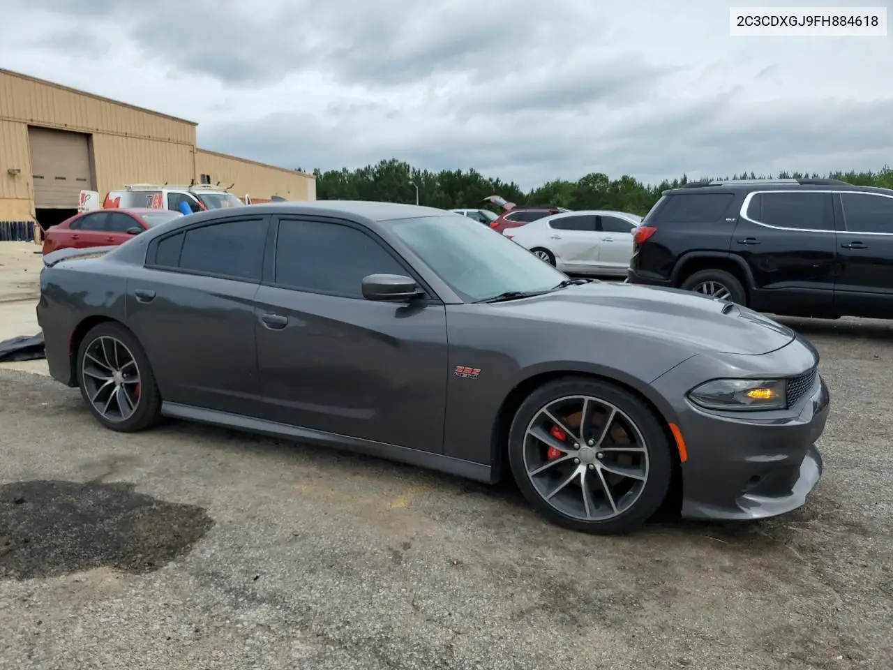 2015 Dodge Charger R/T Scat Pack VIN: 2C3CDXGJ9FH884618 Lot: 63185555