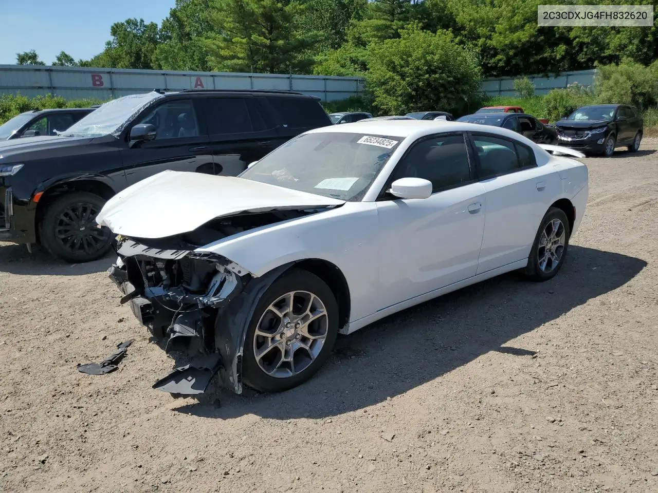 2015 Dodge Charger Sxt VIN: 2C3CDXJG4FH832620 Lot: 65234825