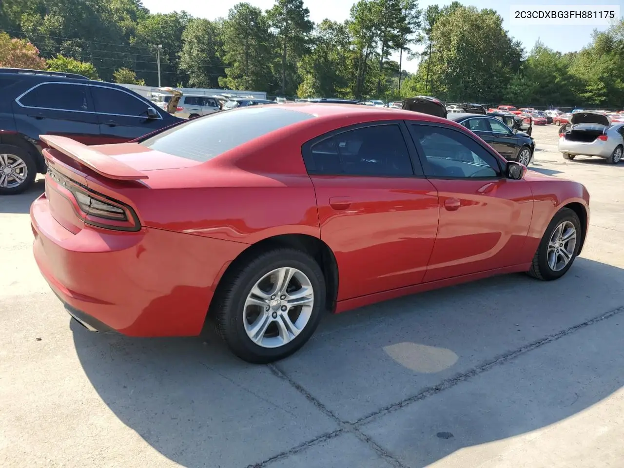 2015 Dodge Charger Se VIN: 2C3CDXBG3FH881175 Lot: 65335225