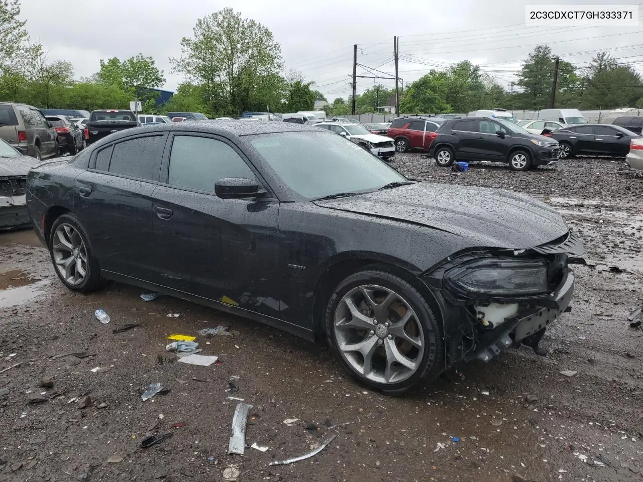 2016 Dodge Charger R/T VIN: 2C3CDXCT7GH333371 Lot: 56290335