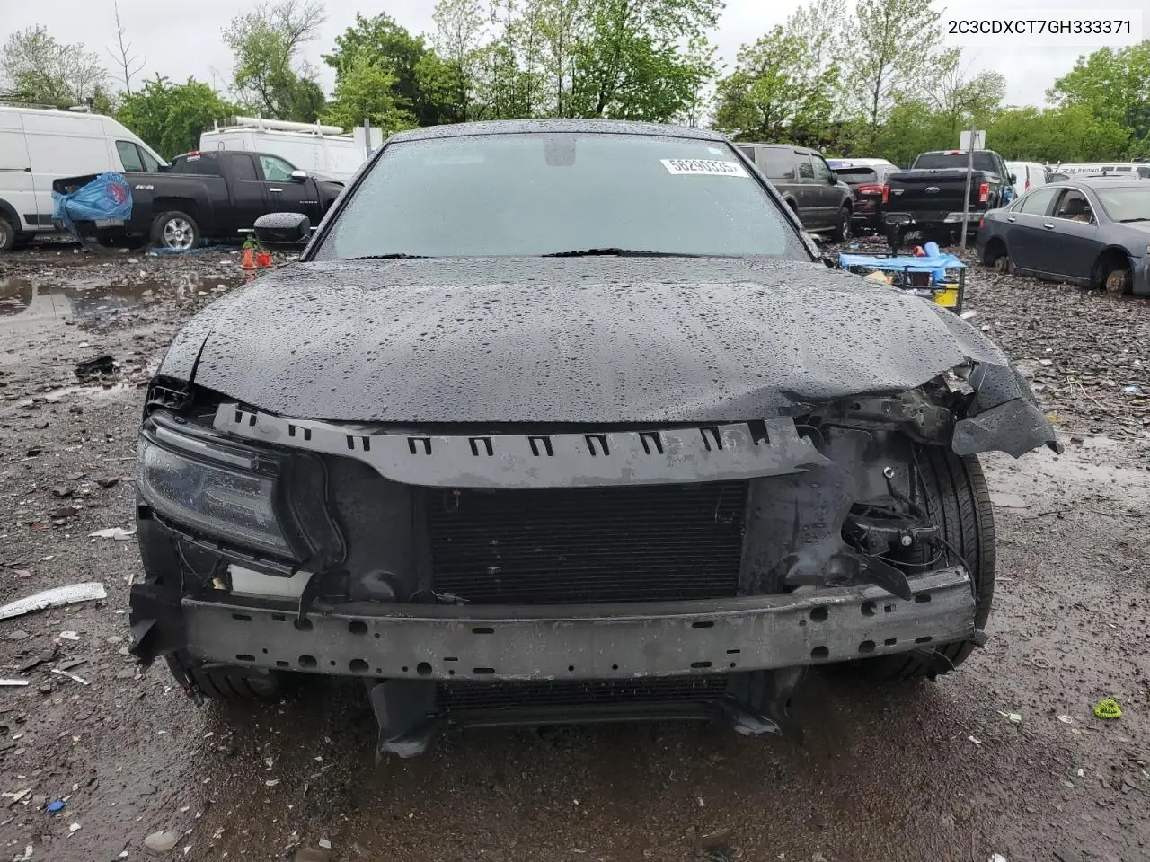 2016 Dodge Charger R/T VIN: 2C3CDXCT7GH333371 Lot: 56290335