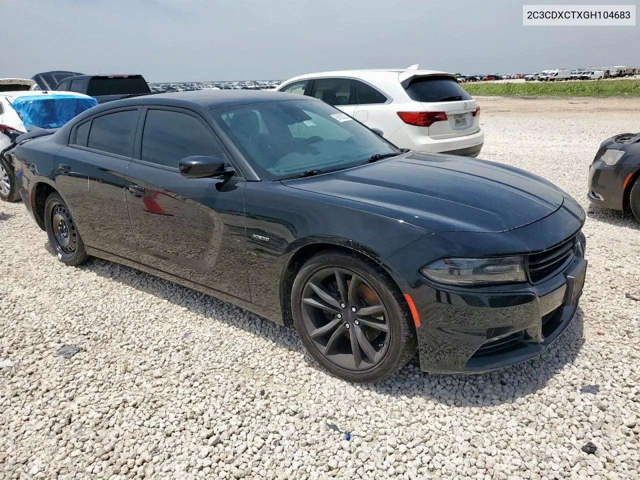 2016 Dodge Charger R/T VIN: 2C3CDXCTXGH104683 Lot: 56692025