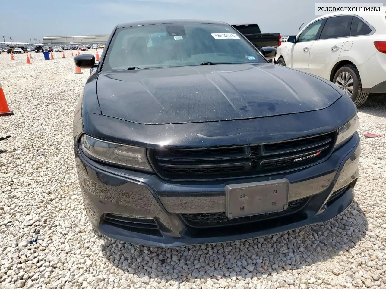 2016 Dodge Charger R/T VIN: 2C3CDXCTXGH104683 Lot: 56692025
