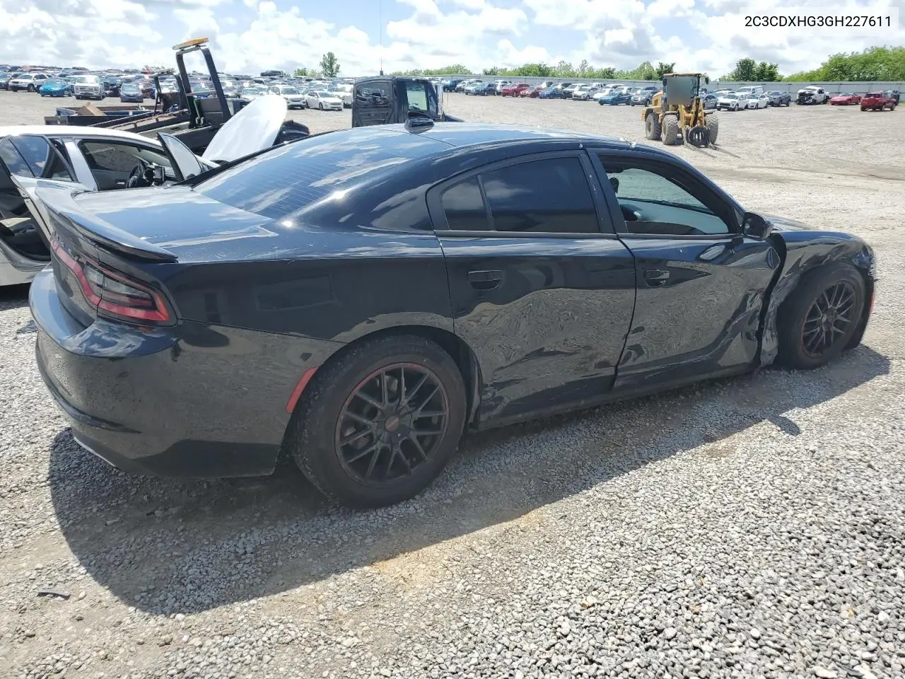 2016 Dodge Charger Sxt VIN: 2C3CDXHG3GH227611 Lot: 56961945