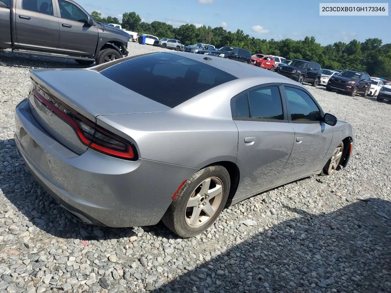 2016 Dodge Charger Se VIN: 2C3CDXBG1GH173346 Lot: 62590225