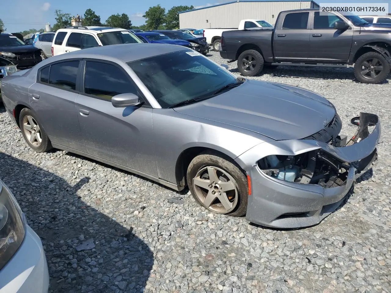 2016 Dodge Charger Se VIN: 2C3CDXBG1GH173346 Lot: 62590225