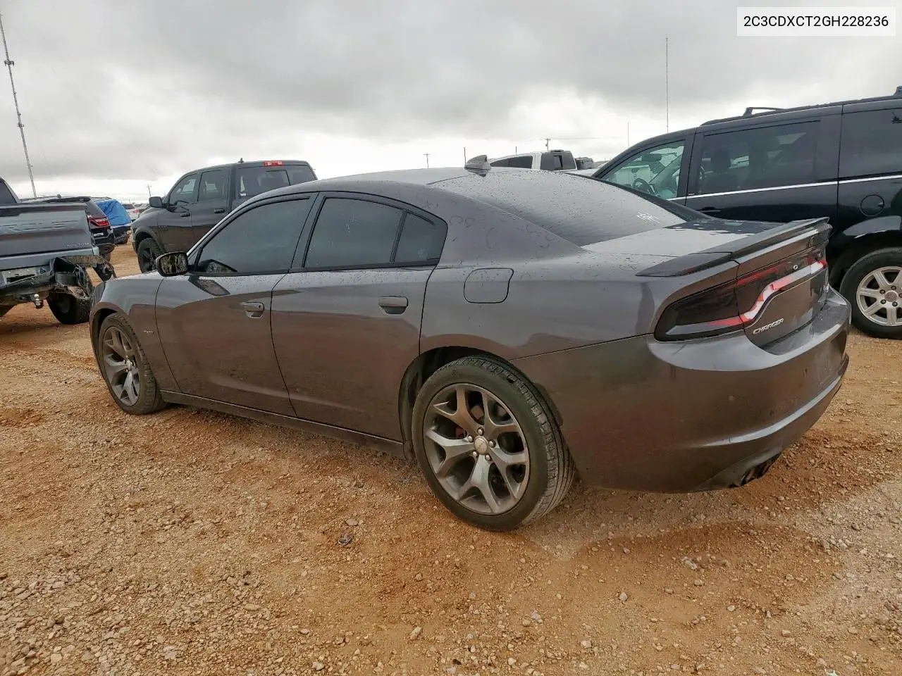 2016 Dodge Charger R/T VIN: 2C3CDXCT2GH228236 Lot: 62787625