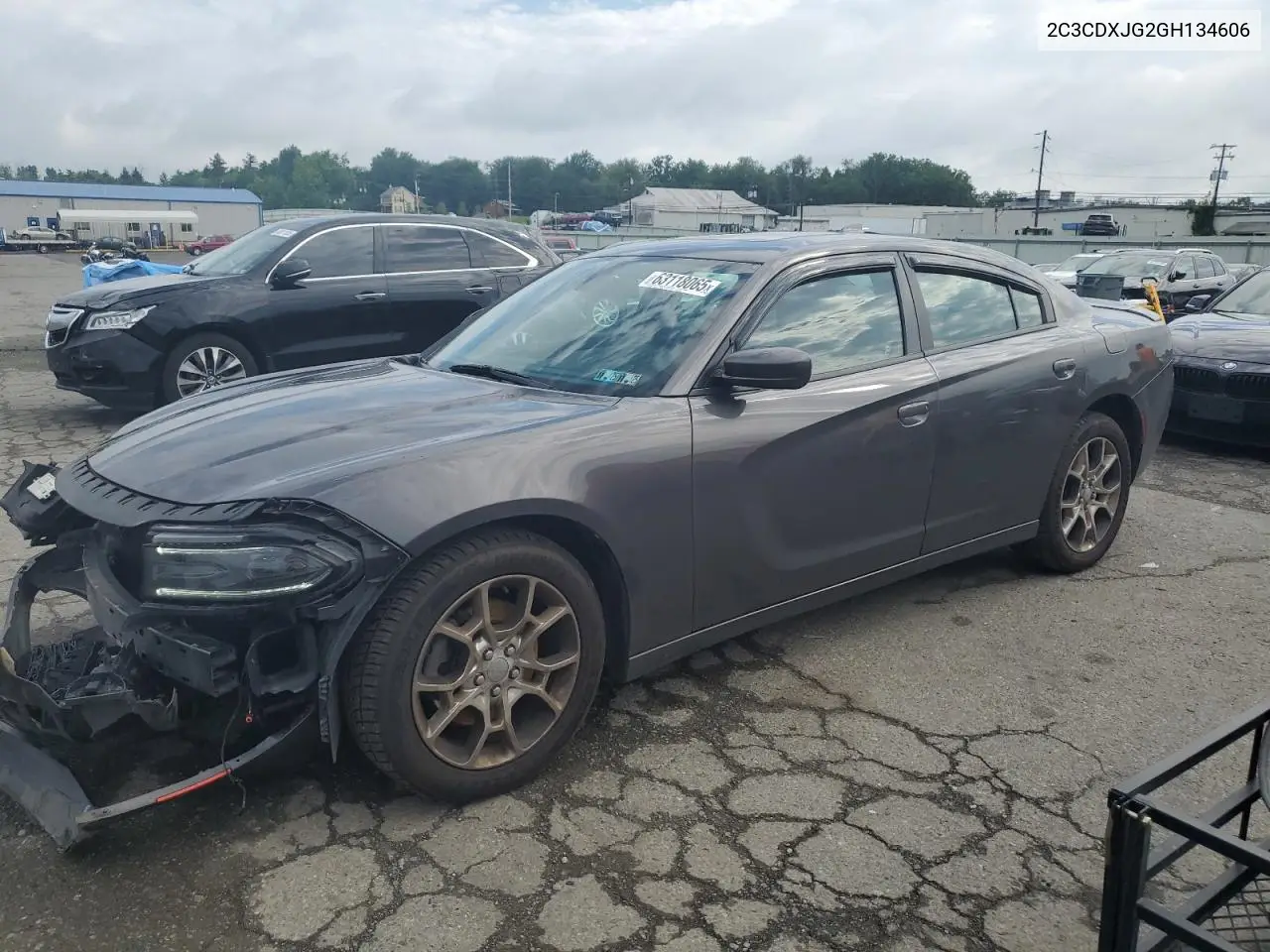 2016 Dodge Charger Sxt VIN: 2C3CDXJG2GH134606 Lot: 63118065