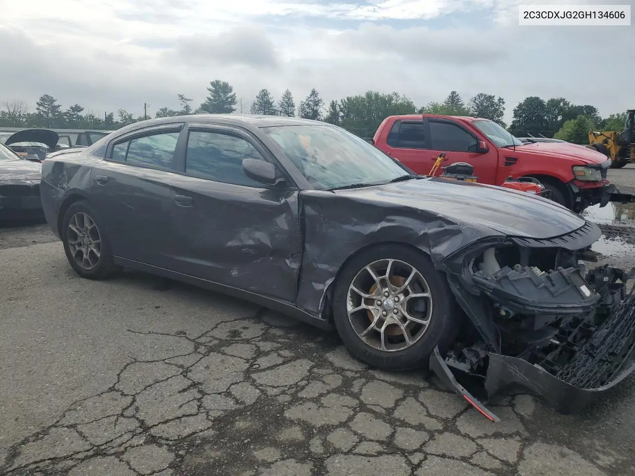 2016 Dodge Charger Sxt VIN: 2C3CDXJG2GH134606 Lot: 63118065