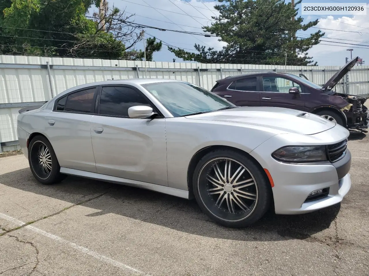 2016 Dodge Charger Sxt VIN: 2C3CDXHG0GH120936 Lot: 63249615