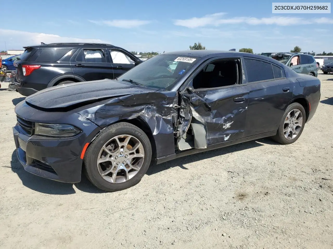 2016 Dodge Charger Sxt VIN: 2C3CDXJG7GH259682 Lot: 63269195