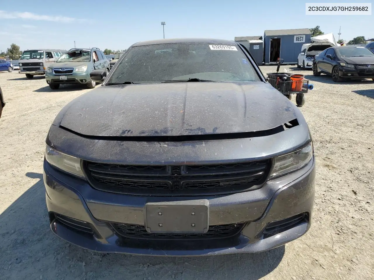 2016 Dodge Charger Sxt VIN: 2C3CDXJG7GH259682 Lot: 63269195