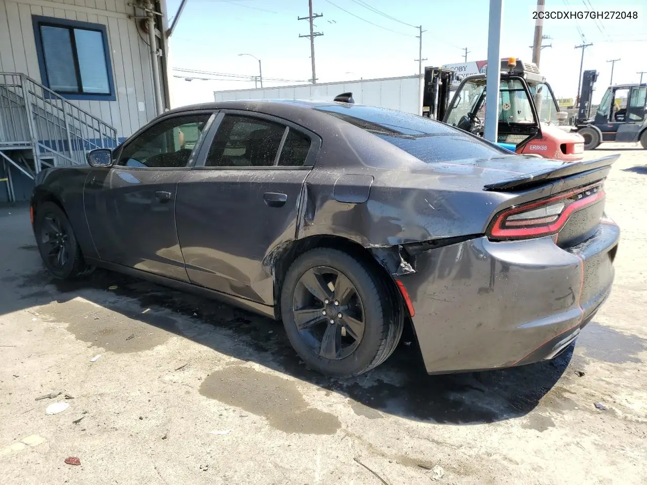 2016 Dodge Charger Sxt VIN: 2C3CDXHG7GH272048 Lot: 63324925