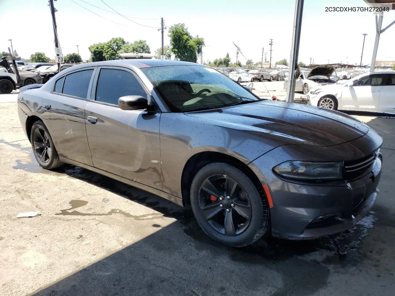 2016 Dodge Charger Sxt VIN: 2C3CDXHG7GH272048 Lot: 63324925