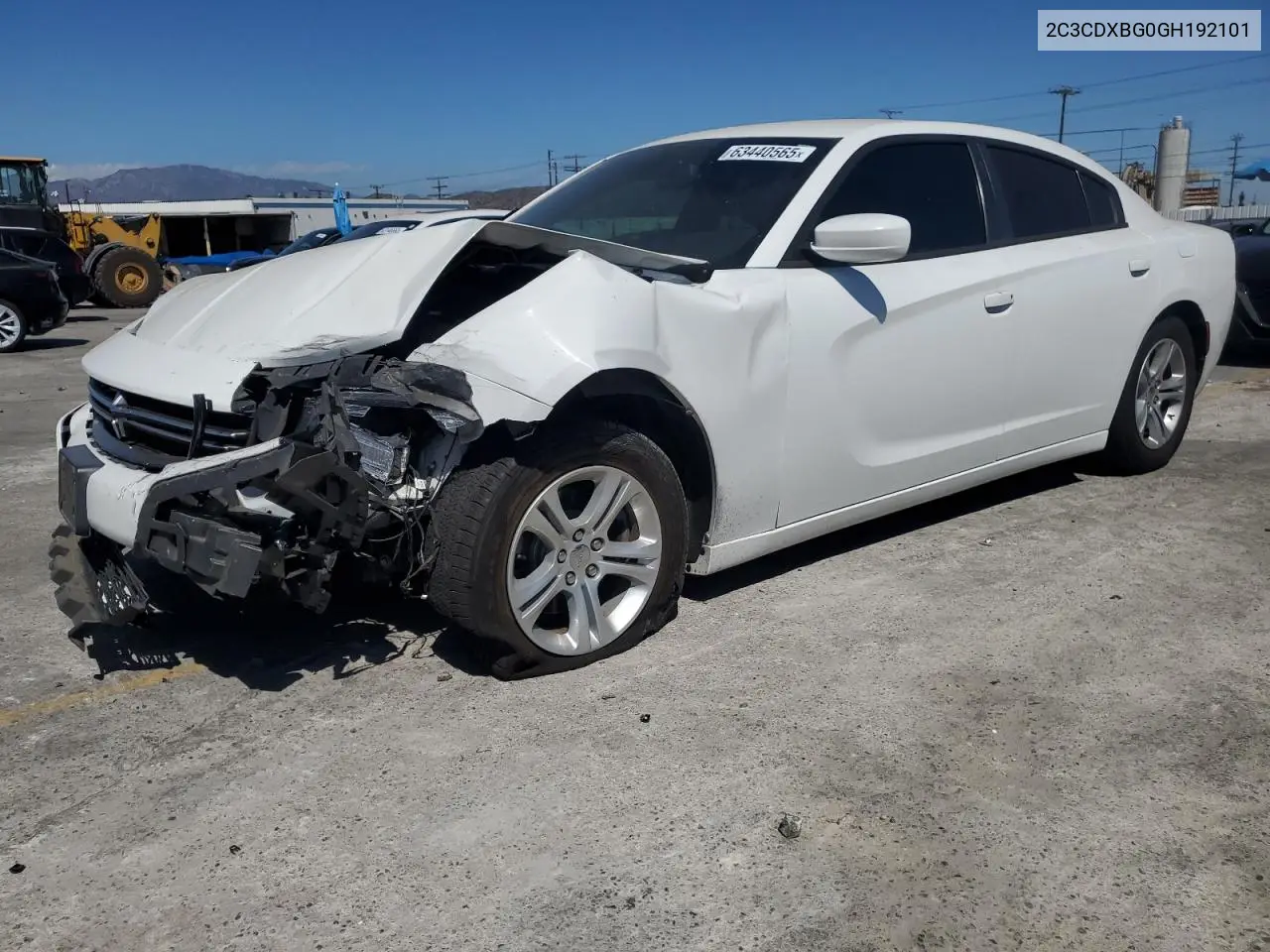 2016 Dodge Charger Se VIN: 2C3CDXBG0GH192101 Lot: 63440565