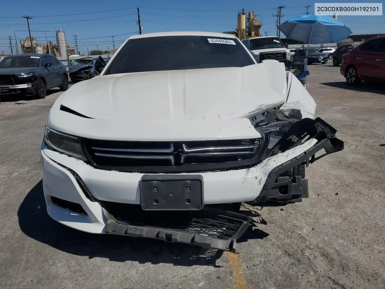 2016 Dodge Charger Se VIN: 2C3CDXBG0GH192101 Lot: 63440565