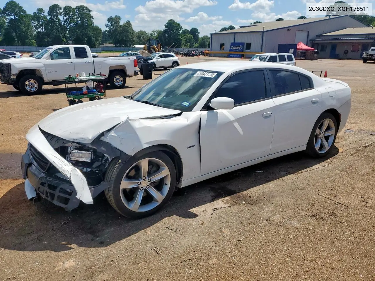 2016 Dodge Charger R/T VIN: 2C3CDXCTXGH178511 Lot: 65943755