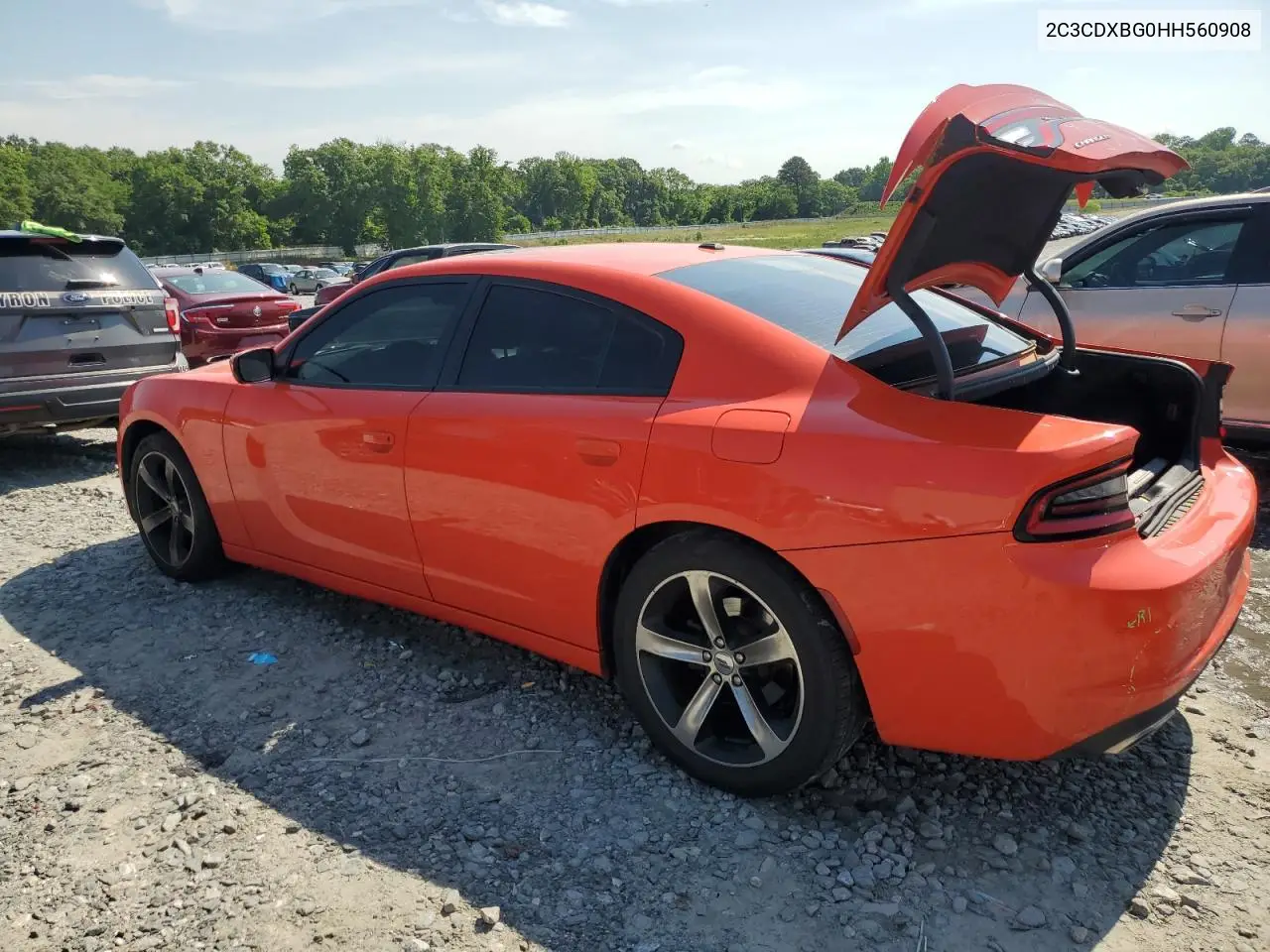 2017 Dodge Charger Se VIN: 2C3CDXBG0HH560908 Lot: 56476815
