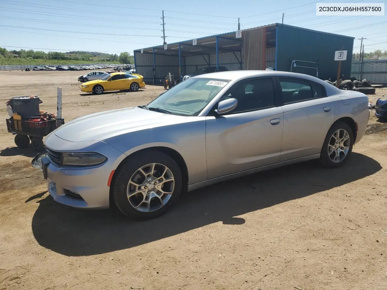 2017 Dodge Charger Sxt VIN: 2C3CDXJG6HH557500 Lot: 56710955