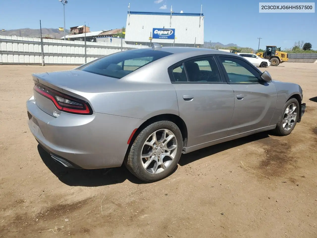 2017 Dodge Charger Sxt VIN: 2C3CDXJG6HH557500 Lot: 56710955