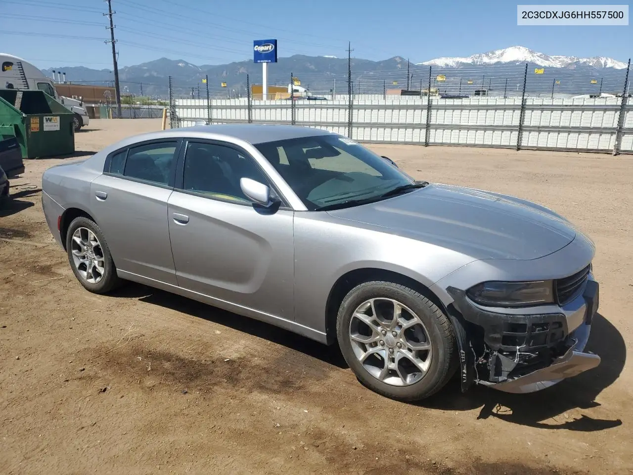 2017 Dodge Charger Sxt VIN: 2C3CDXJG6HH557500 Lot: 56710955