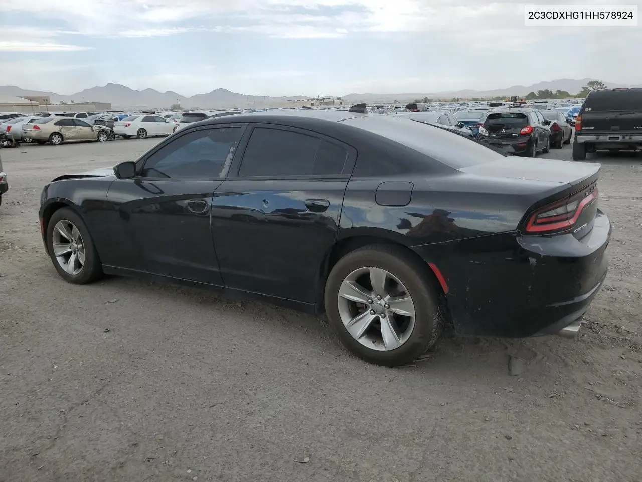 2017 Dodge Charger Sxt VIN: 2C3CDXHG1HH578924 Lot: 63360945