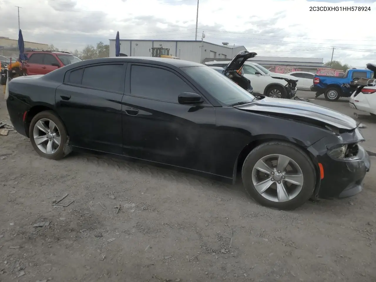 2017 Dodge Charger Sxt VIN: 2C3CDXHG1HH578924 Lot: 63360945