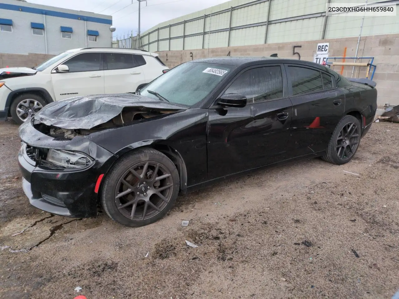 2017 Dodge Charger Sxt VIN: 2C3CDXHG6HH659840 Lot: 65482565