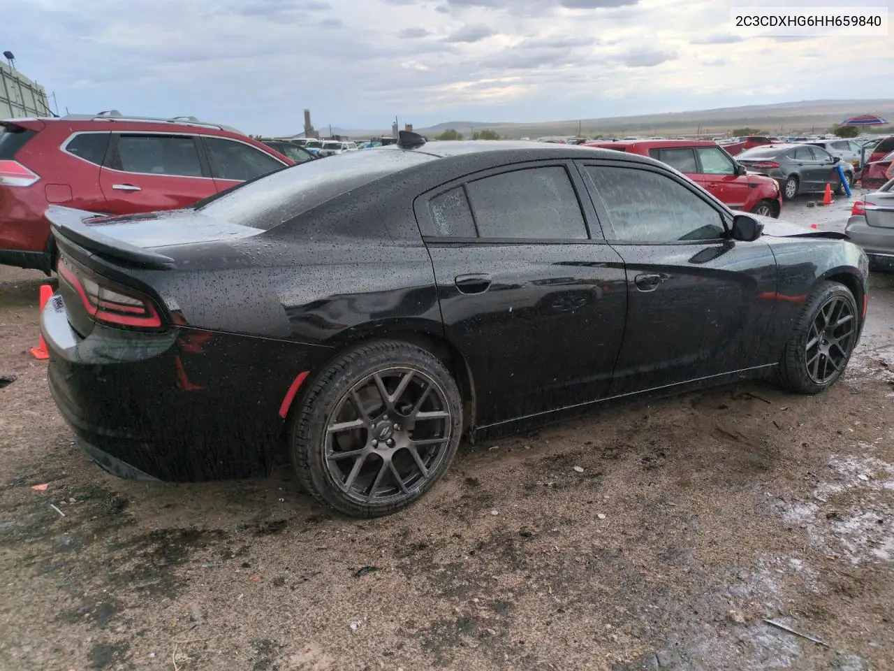 2017 Dodge Charger Sxt VIN: 2C3CDXHG6HH659840 Lot: 65482565