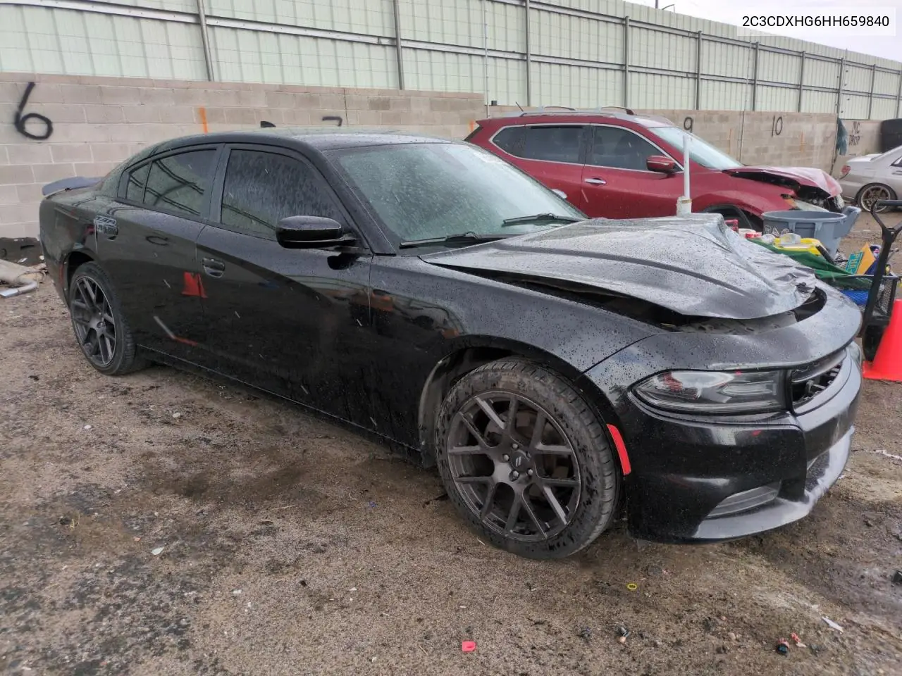 2017 Dodge Charger Sxt VIN: 2C3CDXHG6HH659840 Lot: 65482565