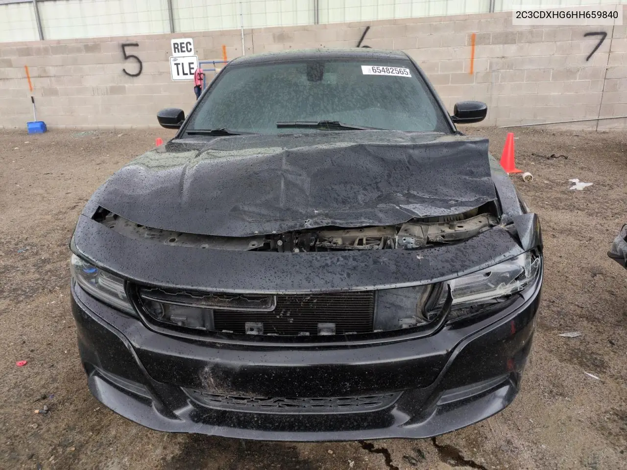 2017 Dodge Charger Sxt VIN: 2C3CDXHG6HH659840 Lot: 65482565