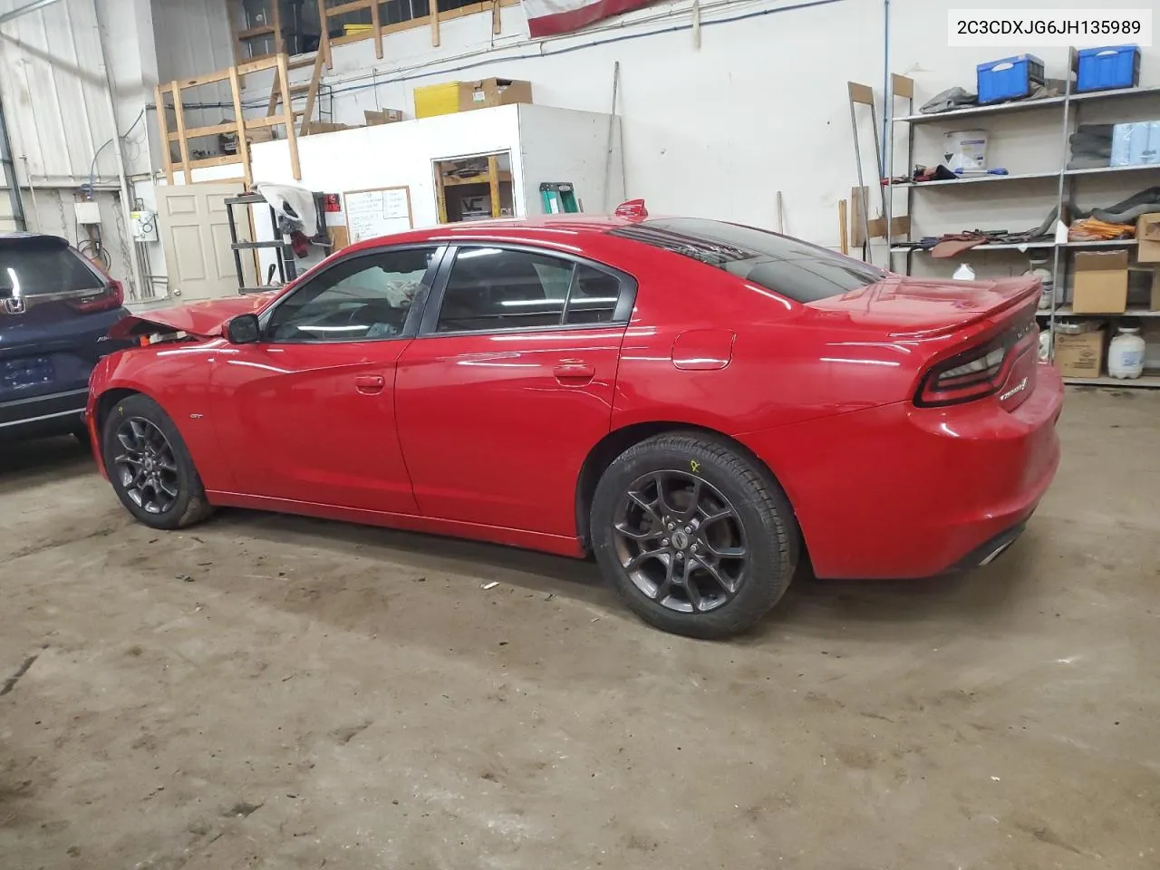 2018 Dodge Charger Gt VIN: 2C3CDXJG6JH135989 Lot: 43163235