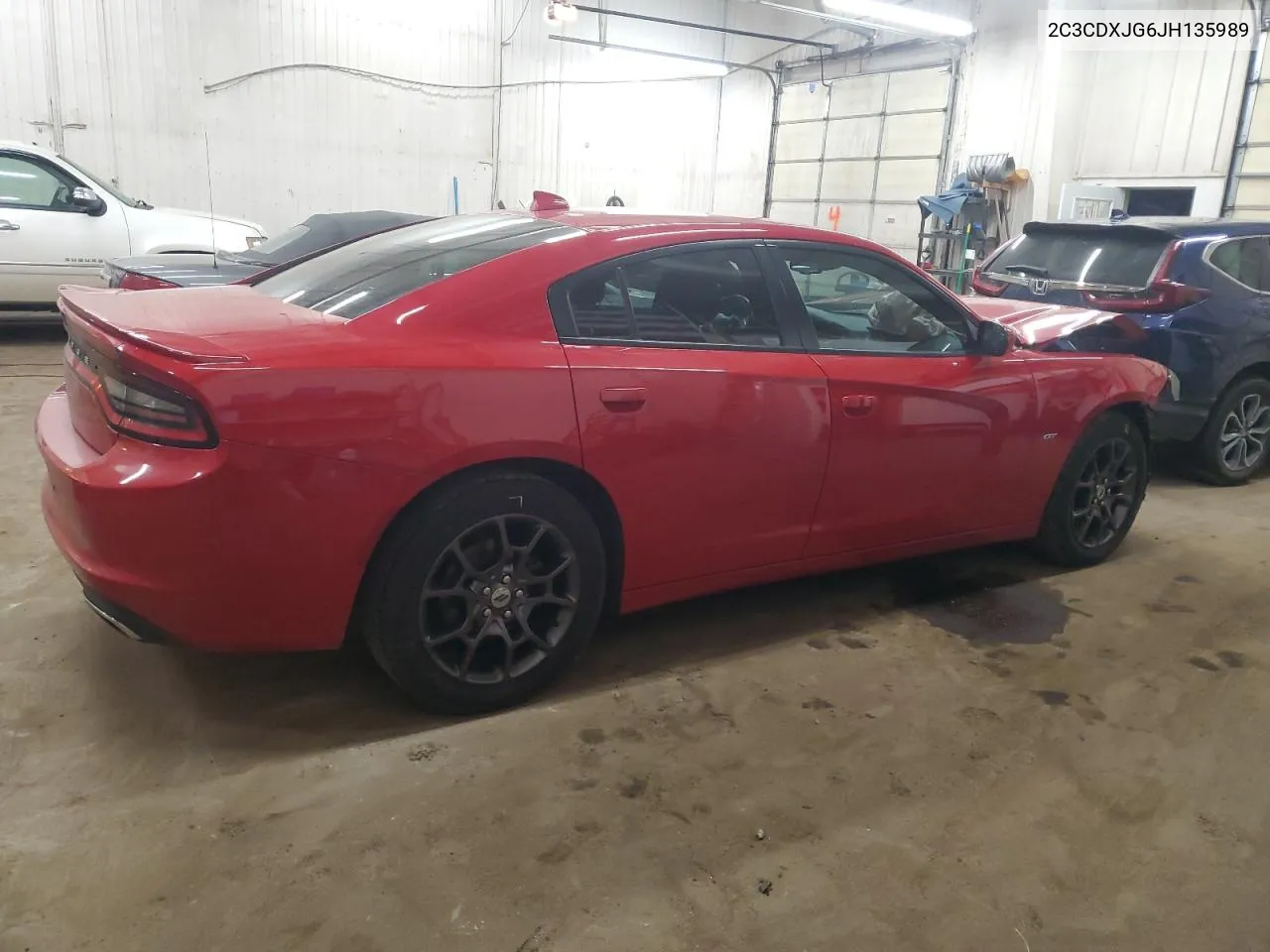 2018 Dodge Charger Gt VIN: 2C3CDXJG6JH135989 Lot: 43163235