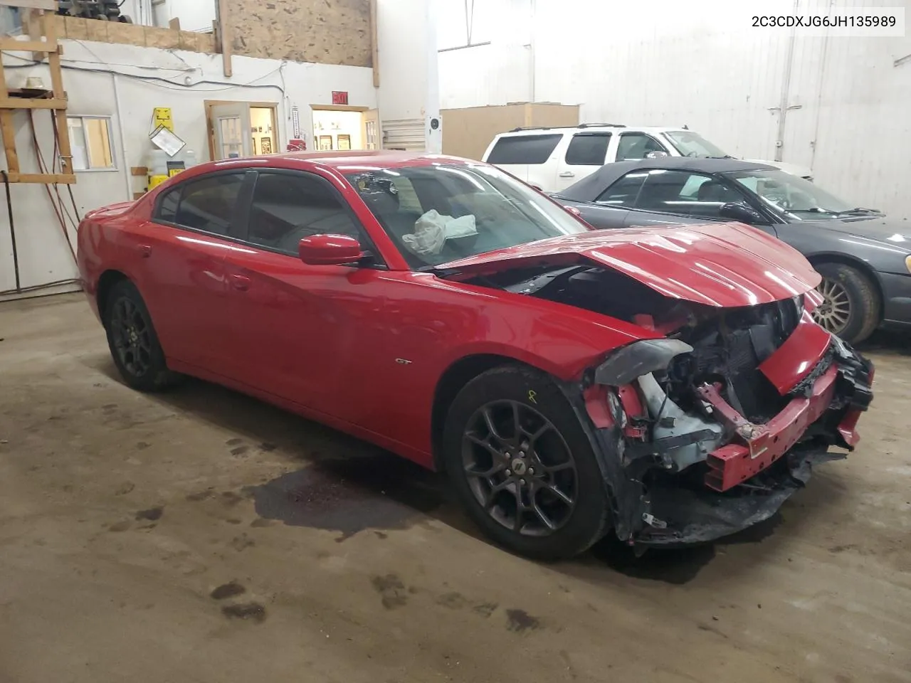 2018 Dodge Charger Gt VIN: 2C3CDXJG6JH135989 Lot: 43163235