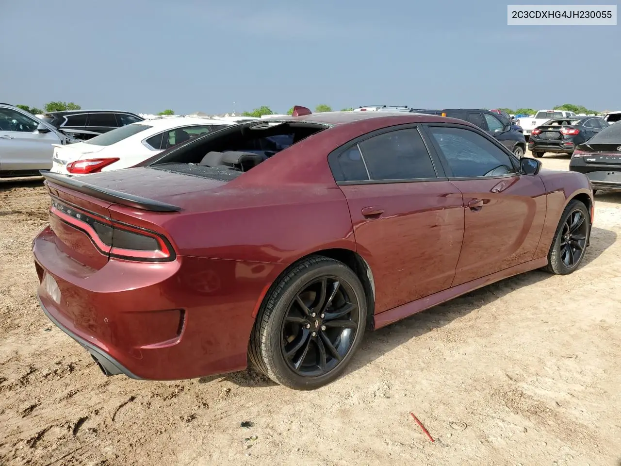 2018 Dodge Charger Sxt Plus VIN: 2C3CDXHG4JH230055 Lot: 51309805