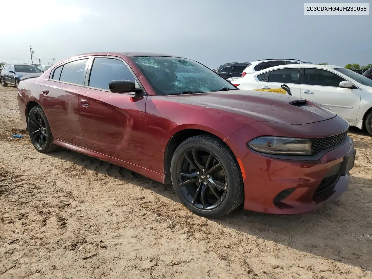 2018 Dodge Charger Sxt Plus VIN: 2C3CDXHG4JH230055 Lot: 51309805