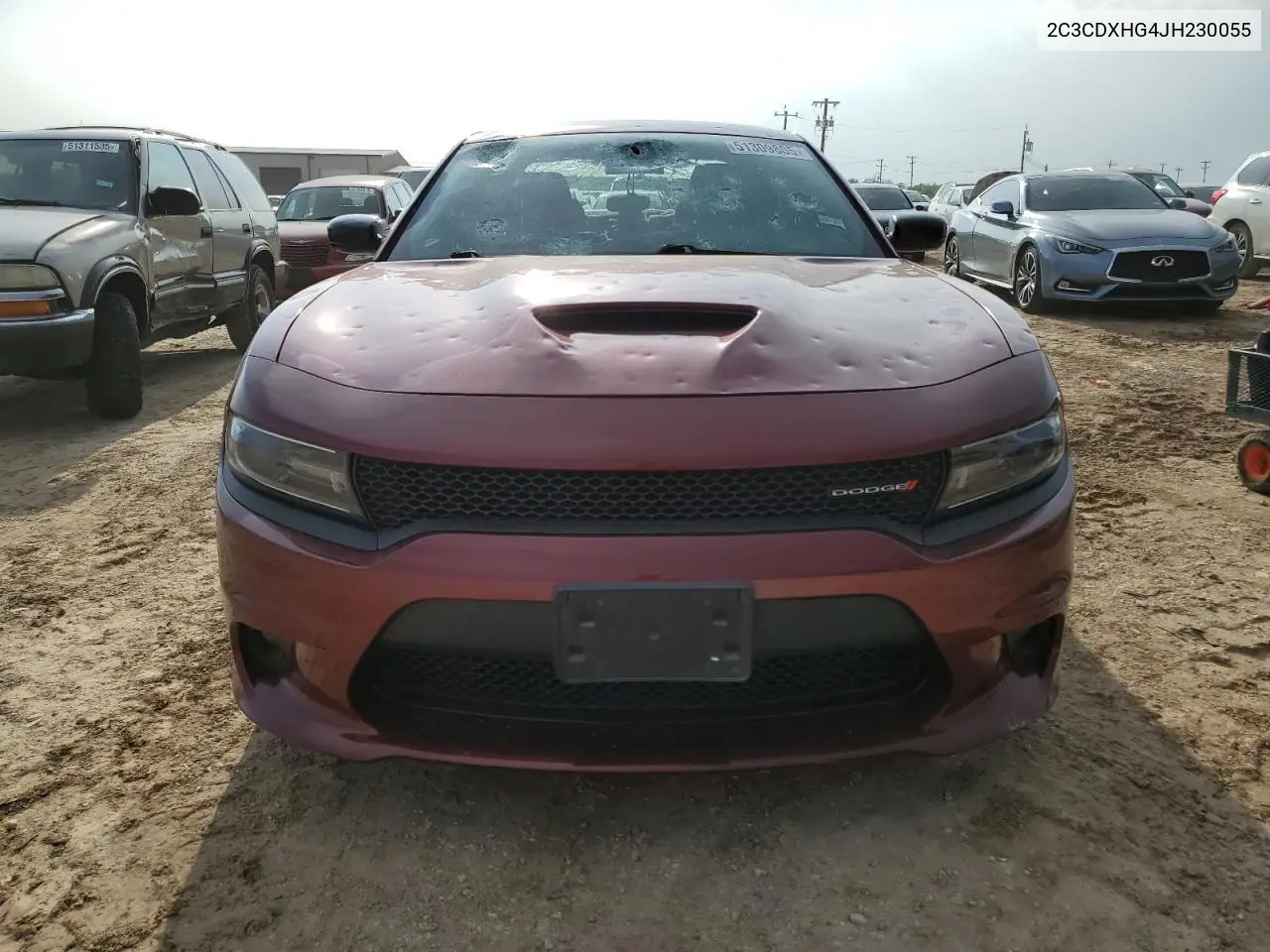2018 Dodge Charger Sxt Plus VIN: 2C3CDXHG4JH230055 Lot: 51309805