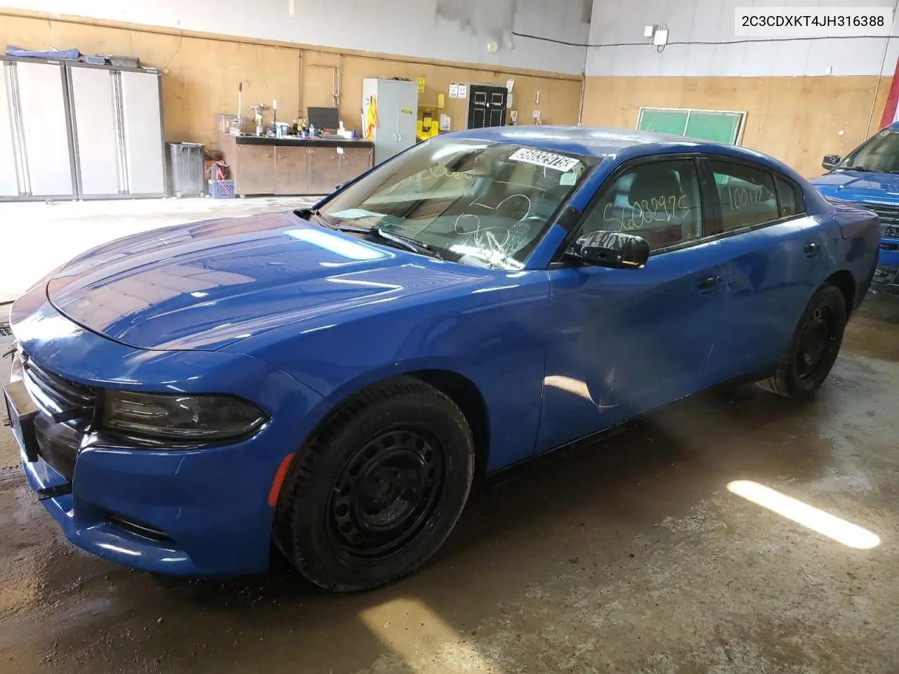 2018 Dodge Charger Police VIN: 2C3CDXKT4JH316388 Lot: 56032975