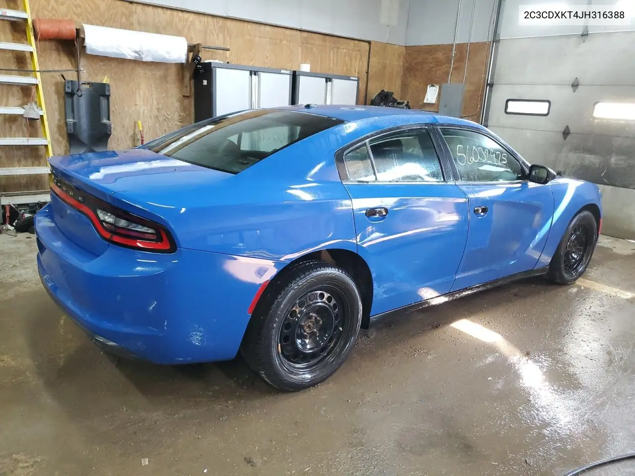 2018 Dodge Charger Police VIN: 2C3CDXKT4JH316388 Lot: 56032975