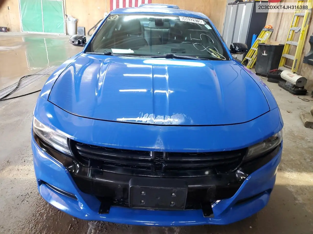 2018 Dodge Charger Police VIN: 2C3CDXKT4JH316388 Lot: 56032975