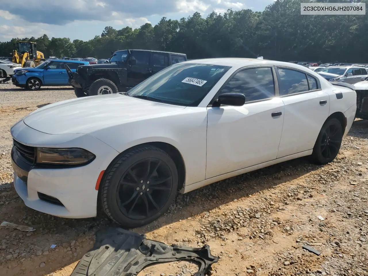 2018 Dodge Charger Sxt Plus VIN: 2C3CDXHG6JH207084 Lot: 56647465