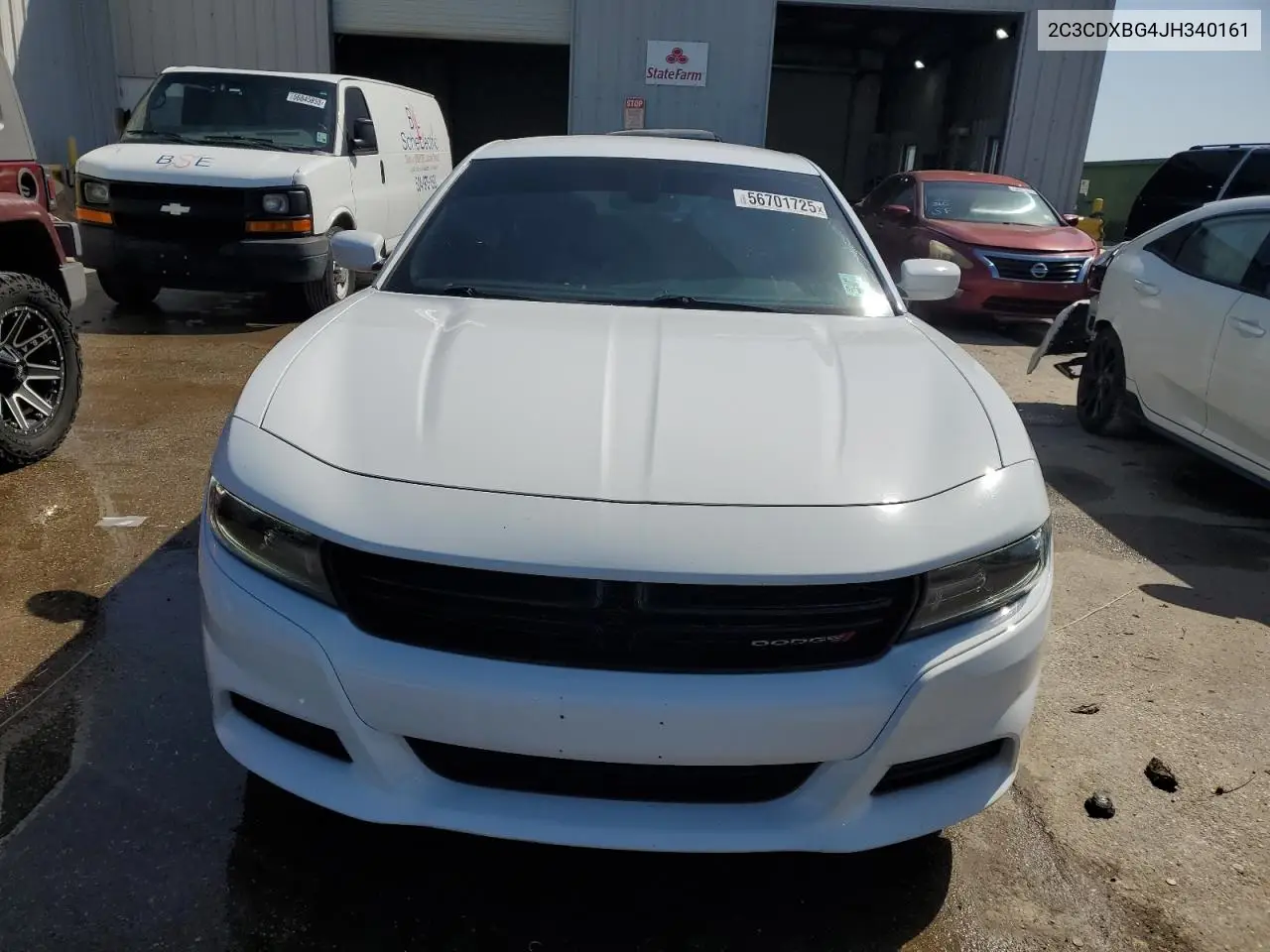 2018 Dodge Charger Sxt VIN: 2C3CDXBG4JH340161 Lot: 56701725