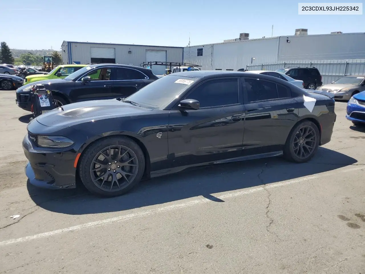 2018 Dodge Charger Srt Hellcat VIN: 2C3CDXL93JH225342 Lot: 56956775
