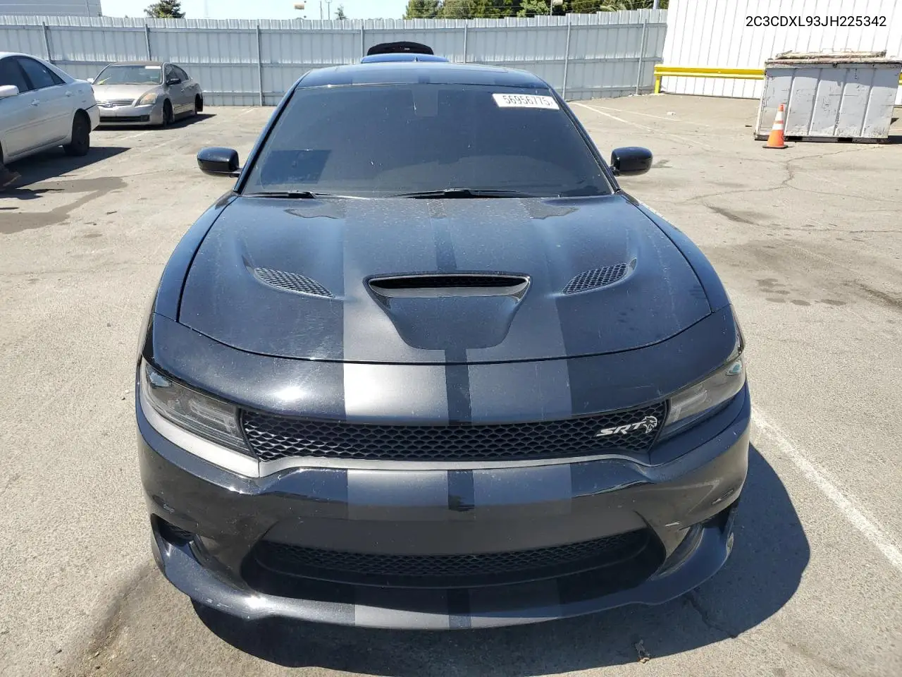 2018 Dodge Charger Srt Hellcat VIN: 2C3CDXL93JH225342 Lot: 56956775