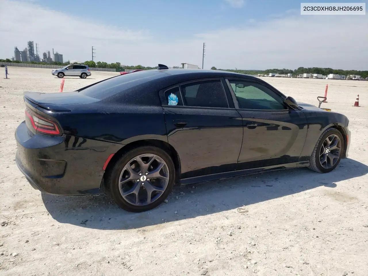 2018 Dodge Charger Sxt Plus VIN: 2C3CDXHG8JH206695 Lot: 57130315