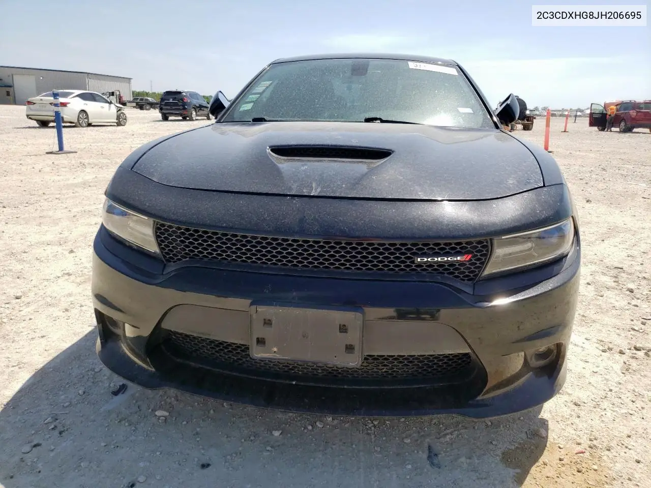 2018 Dodge Charger Sxt Plus VIN: 2C3CDXHG8JH206695 Lot: 57130315