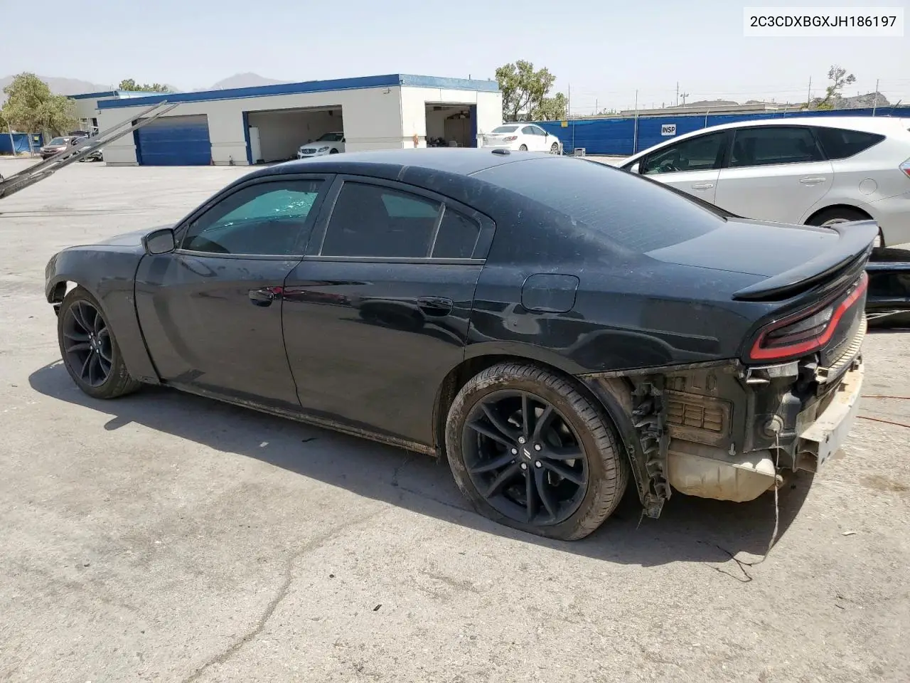 2018 Dodge Charger Sxt VIN: 2C3CDXBGXJH186197 Lot: 60808055