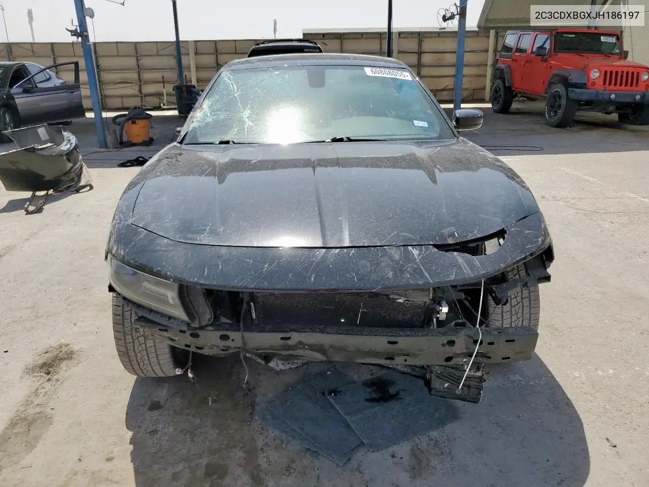 2018 Dodge Charger Sxt VIN: 2C3CDXBGXJH186197 Lot: 60808055