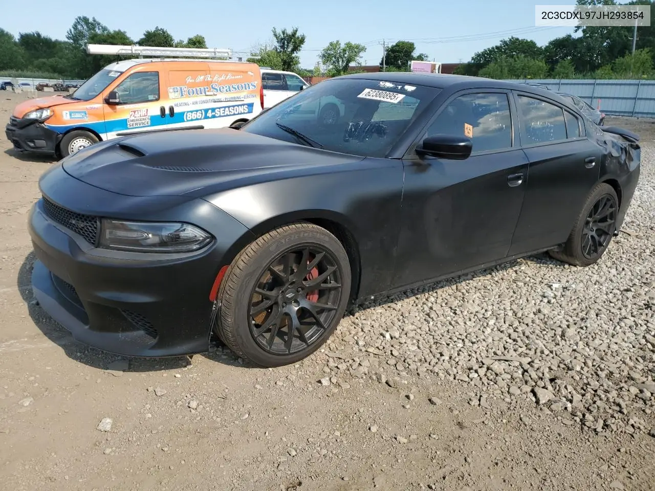 2018 Dodge Charger Srt Hellcat VIN: 2C3CDXL97JH293854 Lot: 62380895